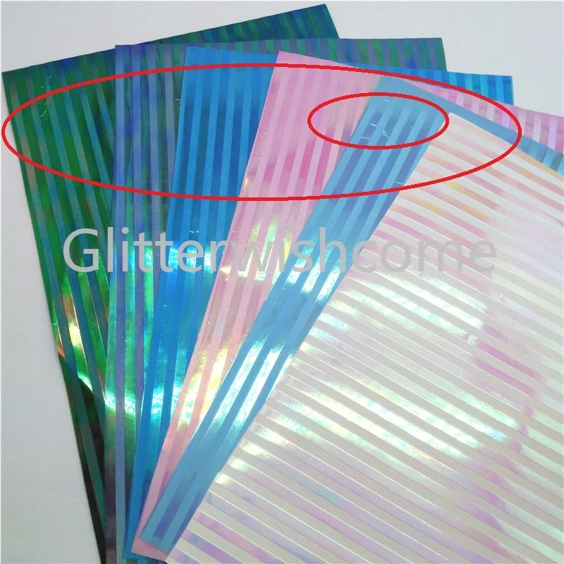 Glitterwishcome 21X29 см A4 размер винил для бантов радужные полосы Кожа Fabirc искусственная кожа листы для бантов, GM571B