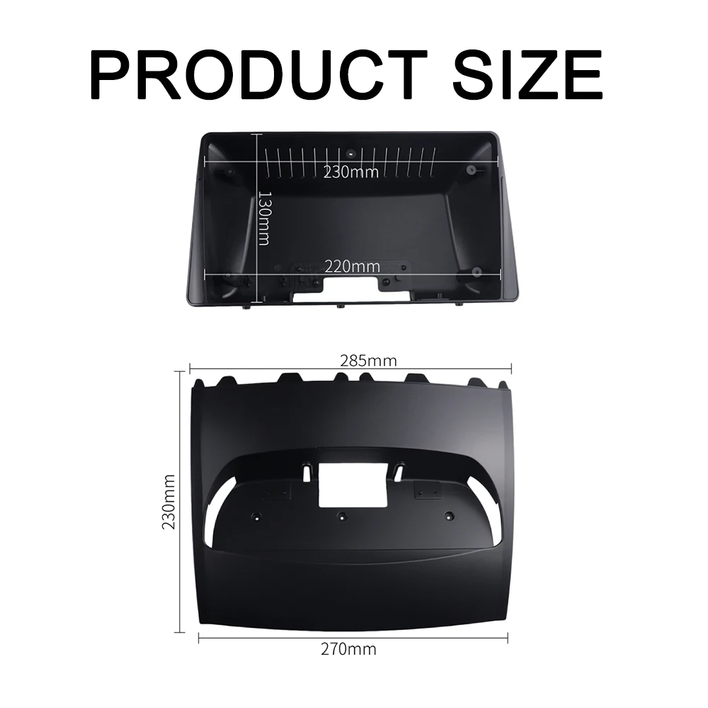 RENAULT MEGANE II 2003-2009  Double Din Radio Fascia 9 ġ ׷ GPS DVD ÷̾ ġ г  Ʈ  ŰƮ 