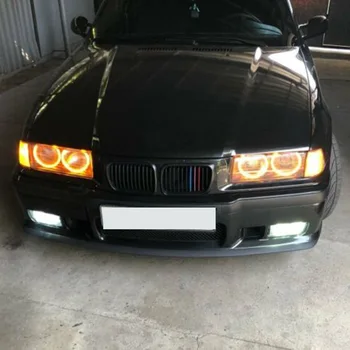 

LED Angel Eyes Light Kit Ring Cotton Lights For BMW E36 E38 E39 E46 12V HID