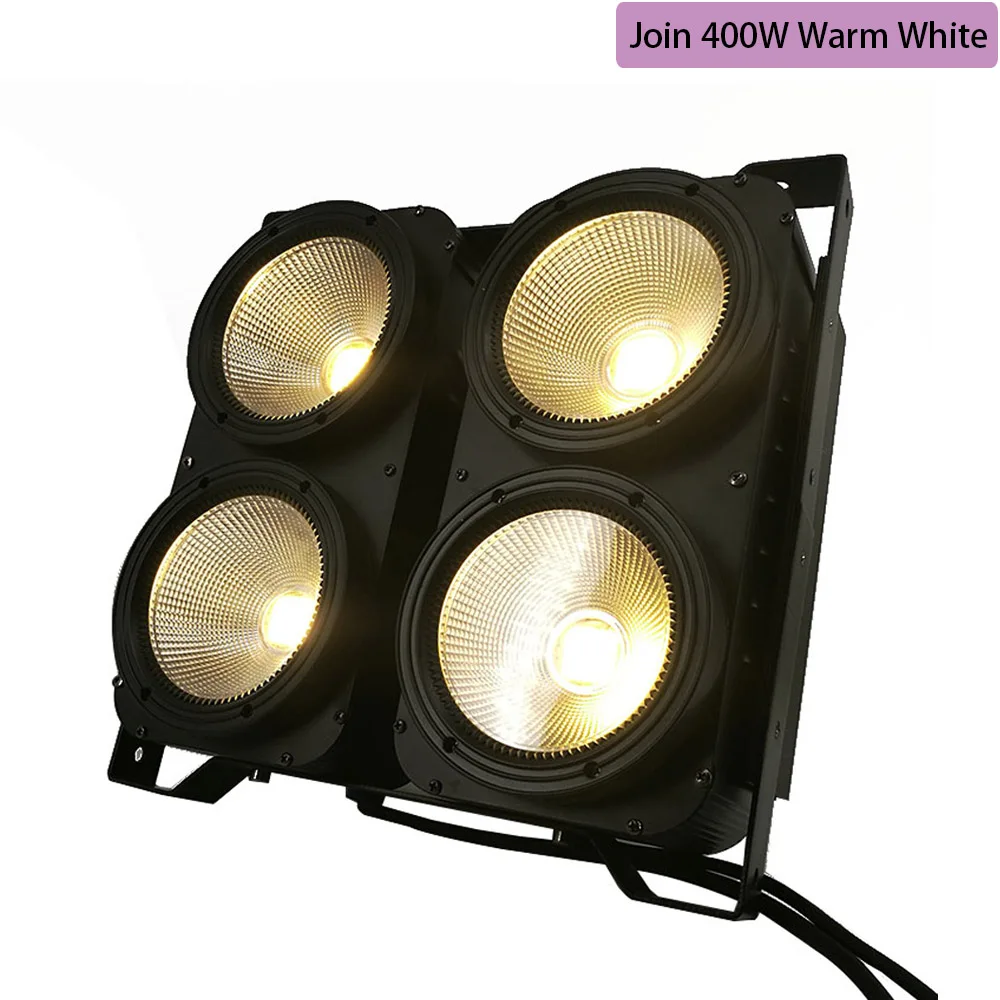 1 шт. 200 Вт COB Stgae светильник 4x100 Вт Led Blinder 100 Вт RGBWA UV 6в1/5в1/4в1/Холодный теплый белый DJ Par Точечный светильник для баров и театров - Цвет: Join 400W Warm White