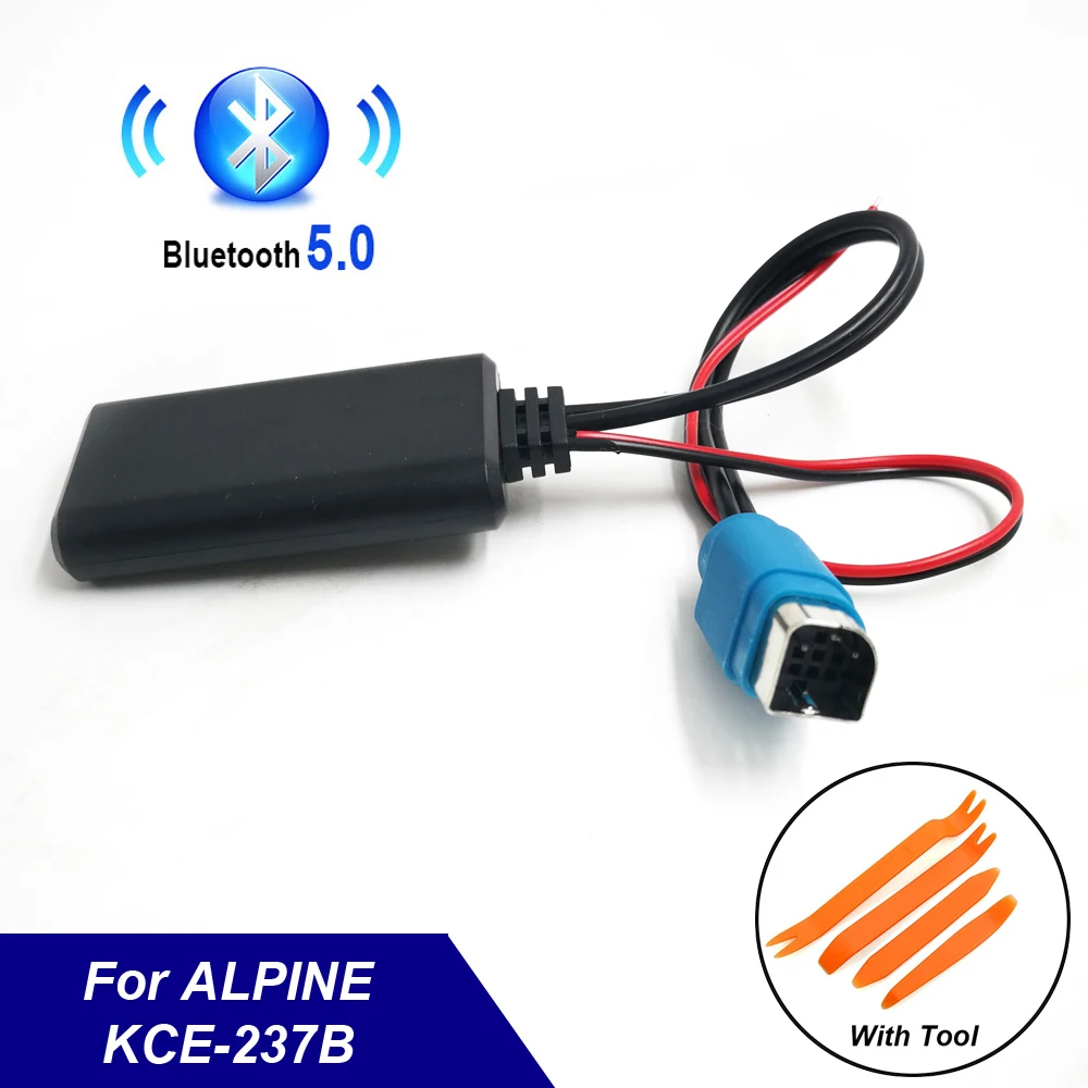 Автомобильный Bluetooth Aux адаптер кабель KCE-237B подходит для Alpine CDE-W203Ri IDA X303 X305 X301