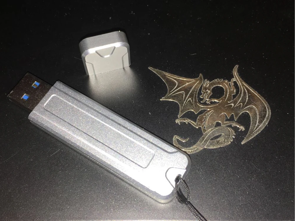 2246EN USB3.1 Solid State USB Flash Drive 128G SSD MLC Particles Portable System WinToGo