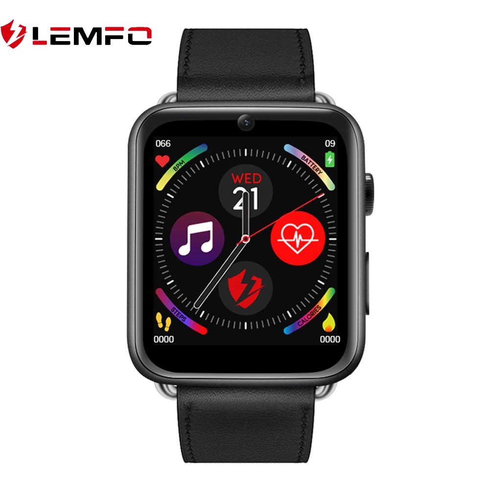 LEMFO LEM10 4G Smart Watch Android Smartwatch 2021 3G RAM 32G ROM Support SIM Card Camera Men | Электроника