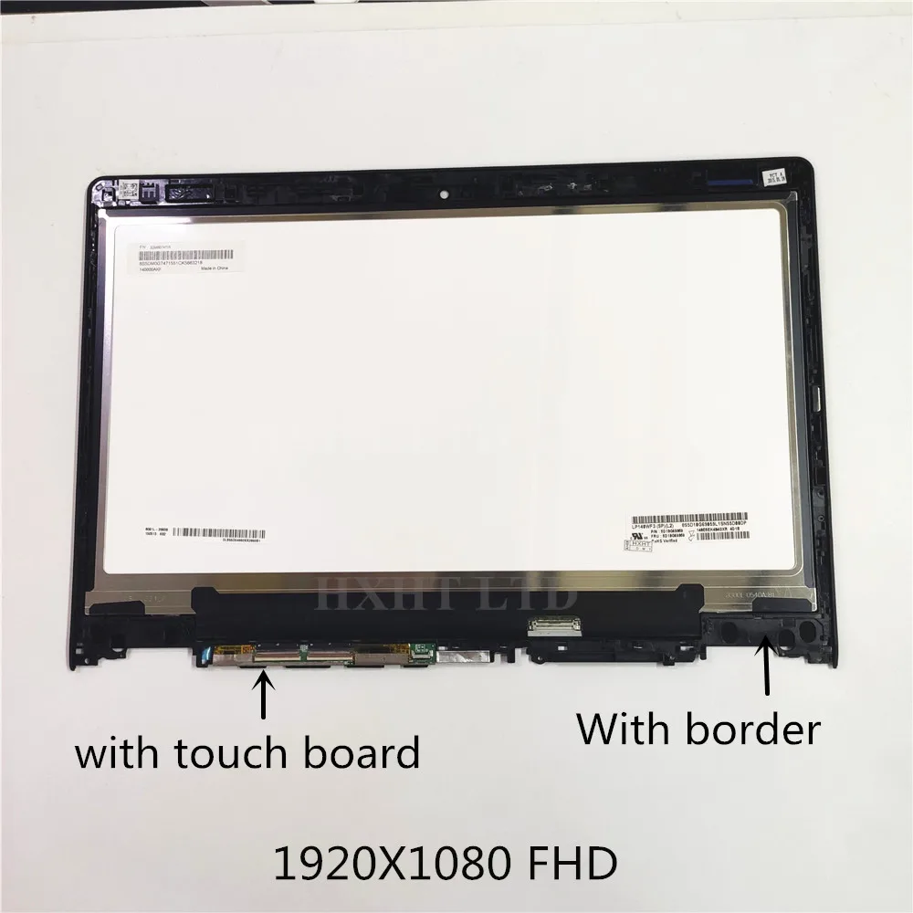 1" для lenovo Yoga 3 14 сенсорный ЖК-экран LP140WF3 SP L2 V140FHM-N43 MV140FHM-A10 1920*1080 FHD полностью протестирован