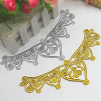 Shop Online: Buy 1 Piece Iron-On Patches for Cosplay Clothes with Gold Embroidery - Appliques, Trims, Garments, Budges, and Accessories - Image 2