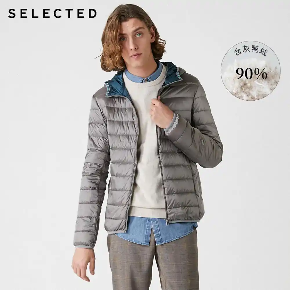 選択メンズ秋 冬コート軽量新生き抜くフード付きダックダウンジャケットs ダウンジャケット Aliexpress