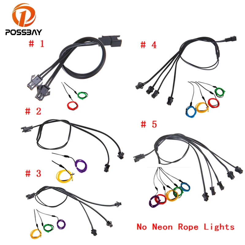 Разветвитель POSSBAY 2/3/4/5 для светодиодной ленты|cable for|wire neon lightwire |