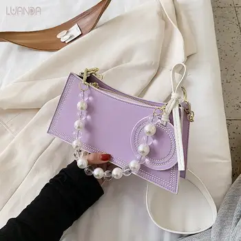 

New 2020 Classic Dot Crossbody Handbags Bags Panelled Messenger Bag Wild Vintage Women Shoulder Handbag For Women