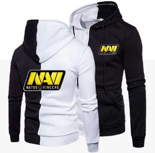 Повседневная Мужская модная новая Лоскутная Толстовка с капюшоном DOTA 2 Natus Vincere NAVI, Мужская облегающая спортивная одежда s Moletom Masculino