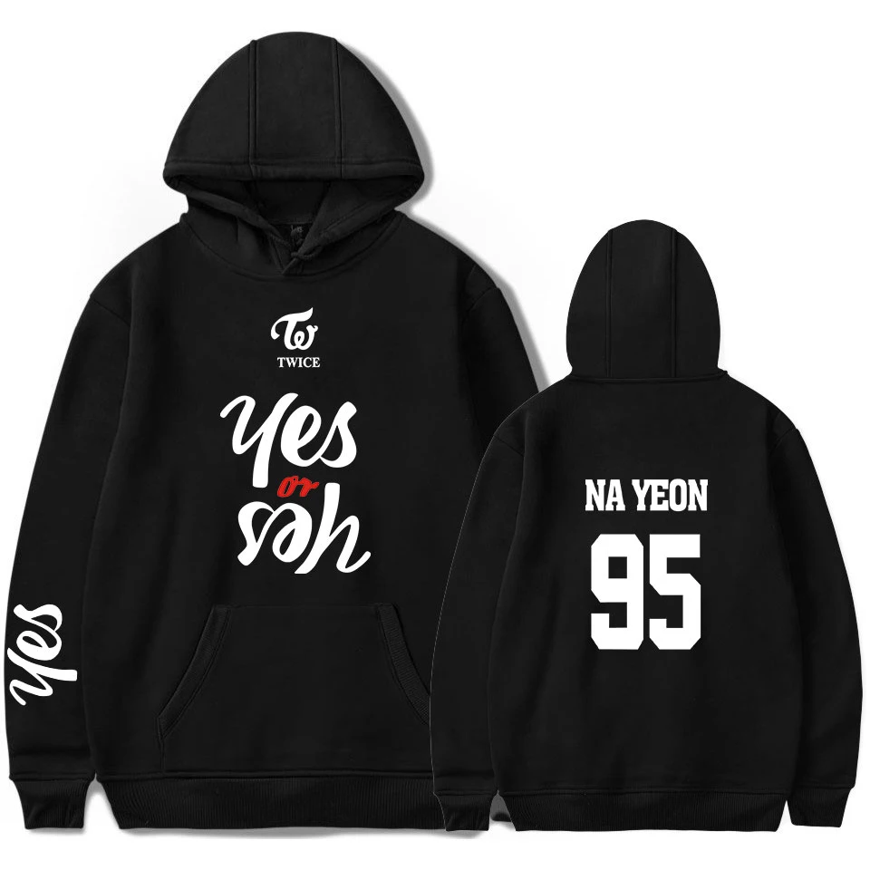 K-pop Twice женские толстовки yes or yes Twice пуловер с капюшоном Популярные Idol Bangtan мальчики Хип-хоп одежда больших размеров Топы