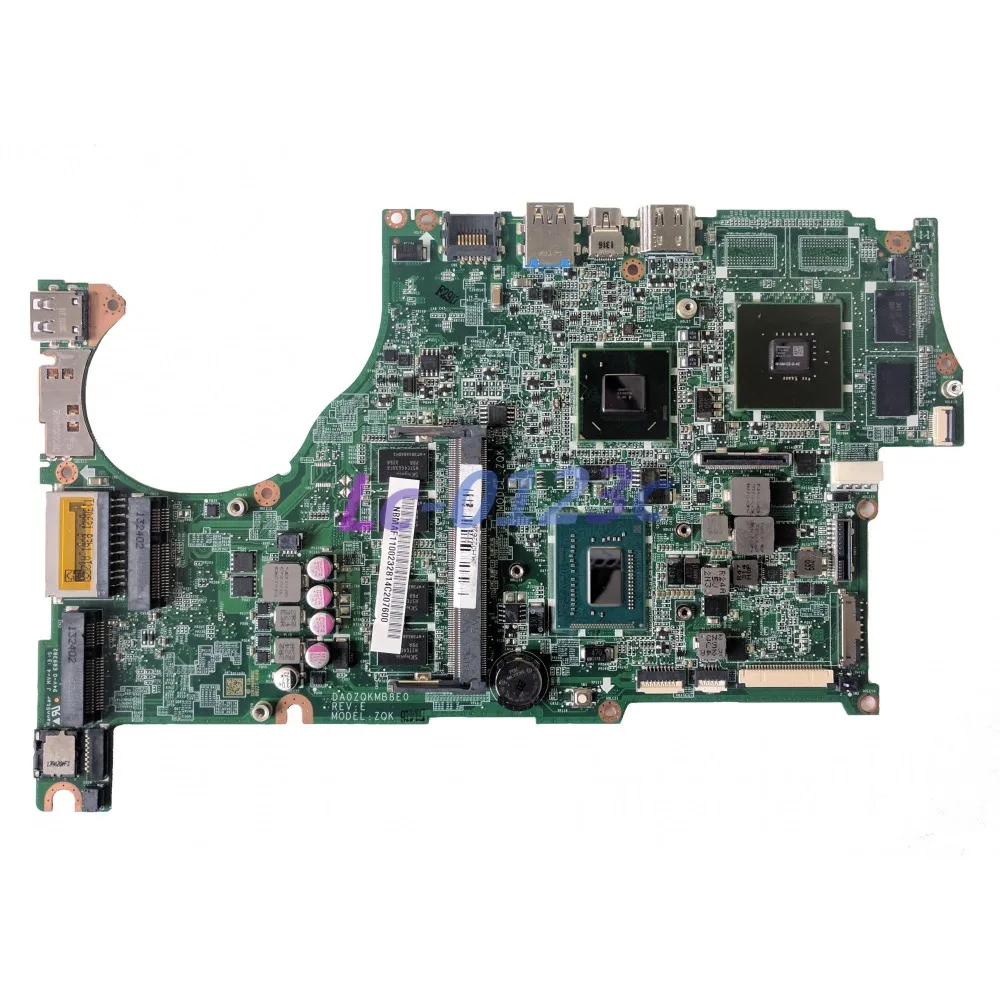 Fulcol для ACER ASPIRE V5-572G V5-572PG V7-581G V7-581PG Материнская плата ноутбука i7-3637UCPU y GT720M GPU DA0ZQKMB8E0 NBMAF11002 DDR3