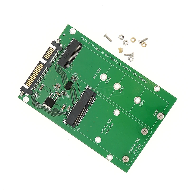 M.2 SATA адаптер M.2 SSD M2.SATA SATA M2 адаптер конвертер для mSATA+ M2 NGFF SSD карта
