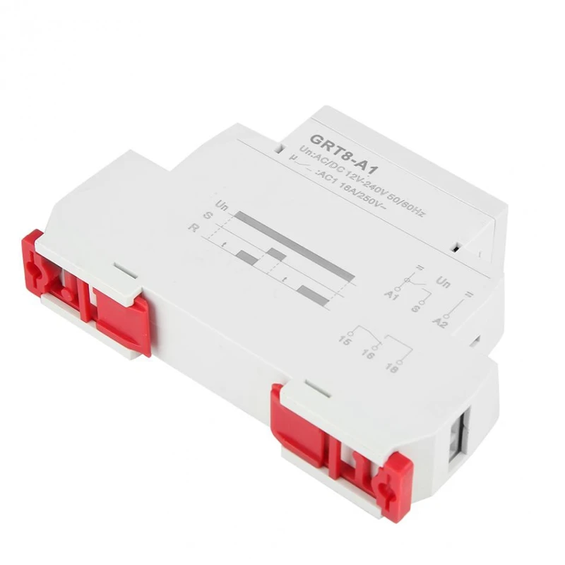 JABS GRT8-A1 мини мощность на рели временной задержки DIN рейку Тип AC/DC 12V240V