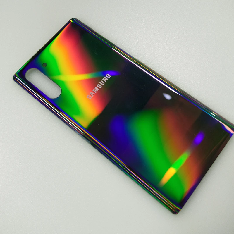 Стеклянная крышка для samsung Galaxy Note 10, задняя крышка для батареи, чехол для samsung Galaxy Note10, запасной чехол для задней двери