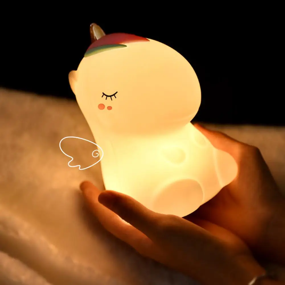 DishyKooker usb зарядка мультфильм форма светодиодный светильник ночник для спальни прикроватный