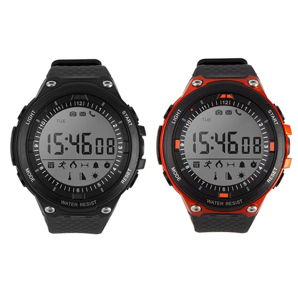 

D-Watch 30M Sports Waterproof Smart Watch IP68 Smartwatch Altitude Barometric Temperature Monitoring Blue For Android IOS Phone