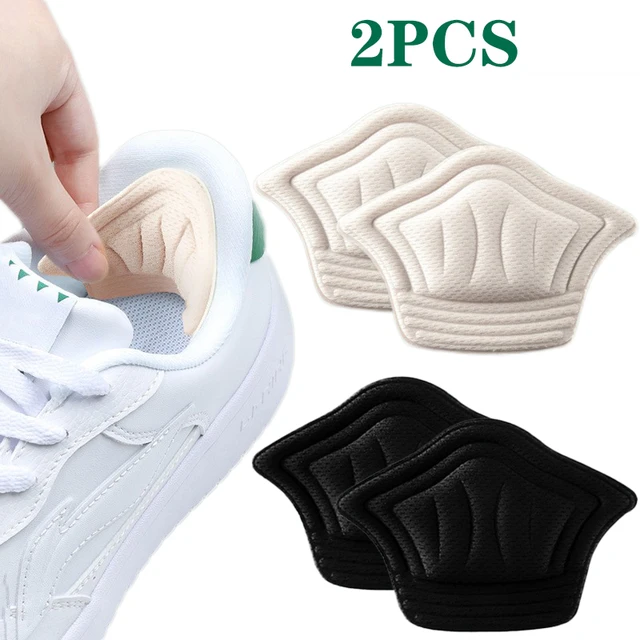 2Pcs Sneakers Patch Heel Pads Insole Patch Shoes Back Sticker Cushion Insert Insole Thicker Adjustable Half-size Pads Stickers 1