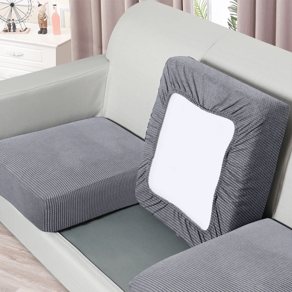 

funiture protector Jacquard thick sofa cushion cover Corner sofa seat cushion slipcover elastic solid color couch cover