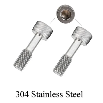

M5/M6*12/14/16/18/20/25/30/35/40/45mm 304 Stainless Steel Bolt Knurled Oval Allen Cap Hexagon Panel Waisted Shank Captive Screw