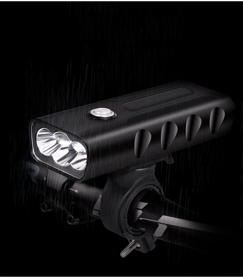 L2 rechargeable bike headlight Front bicycle light bicycle flashlight bike light Bicycle lantern cycling lights cycle lights led
