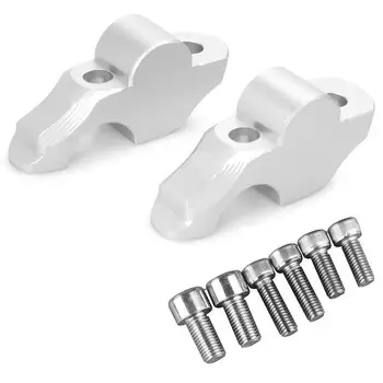 

Handlebar Riser Up 28Mm Clamp Back Move 25Mm Mount For Bmw R Ninet R Ninet R Ninet R9T 14- 18(Silver)