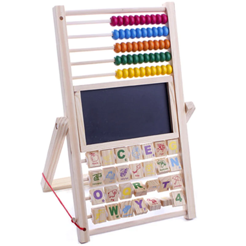 Многофункциональный Abacus обучающая рамка деревянные для счета Когнитивная доска для детей Раннее Образование Математика Abacus