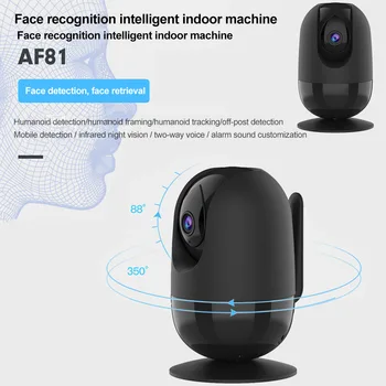 

AF81 1080P HD Night Vision Motion Detection Wireless WiFi IP Camera Wide Angle Pan Tilt Surveillance Remote APP IR CCTV Intercom