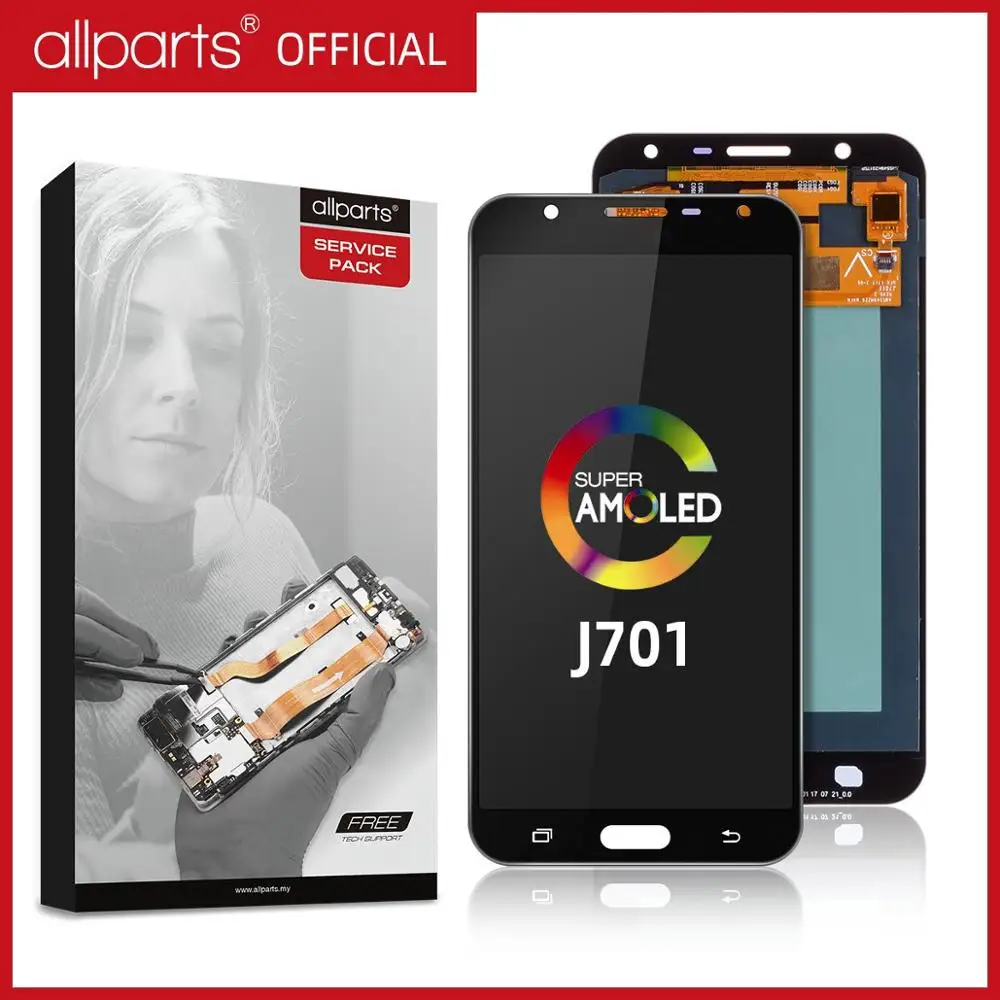 

Original AMOLED LCD For Samsung J701 LCD Display J701F For Samsung Galaxy J7 Neo LCD Display Touch Screen Assembly Replacement