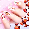 20pcs K9 Quality Orange Nail Art Rhinestones Flatback Glue On Crystal Strass Glittering Rhinestones for Nail Decoration H1026 6