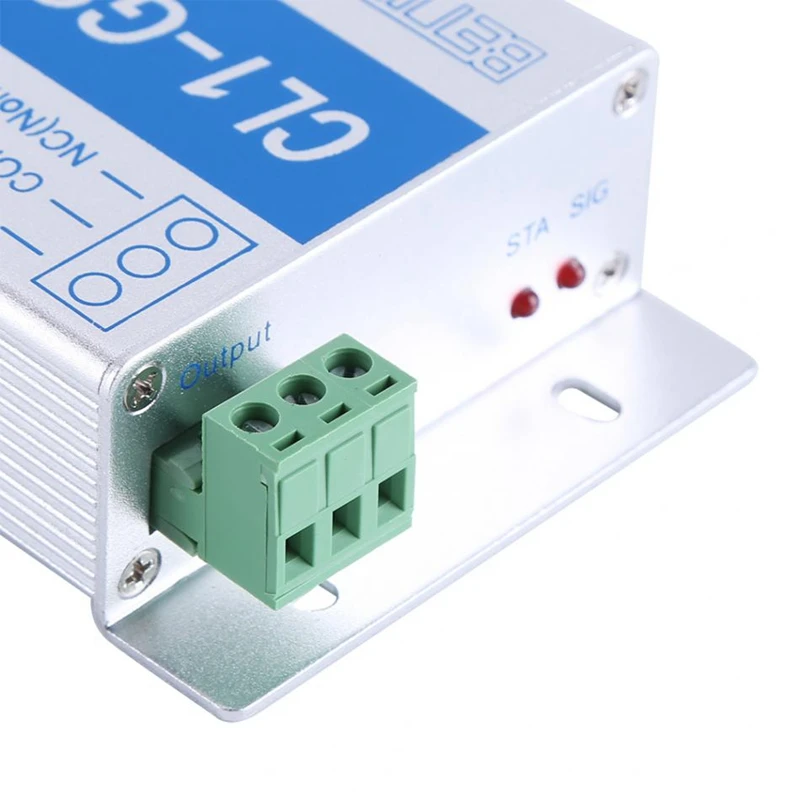 Cl1-Gsm Wireless Remote Control Relay Switch Sms Smart Home Security System Switch Silver+ Blue Aluminum Alloy Eu Plug