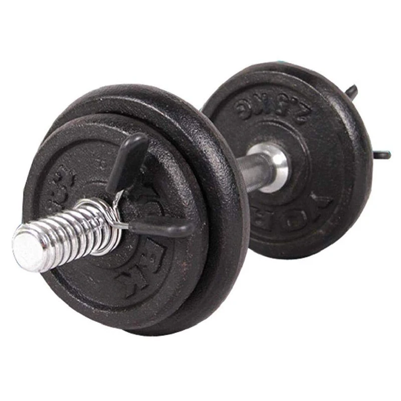 4Pcs Spring Collars Clips Exercise Collar Barbell Clamps for Olympic Bars Dumbbells Fitness Training Gym Equipment