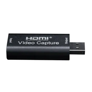 

2pcs HDMI to USB 2.0 Video Capture Card 1080P Recorder Game Video Live Streaming Plug and Play Adapter