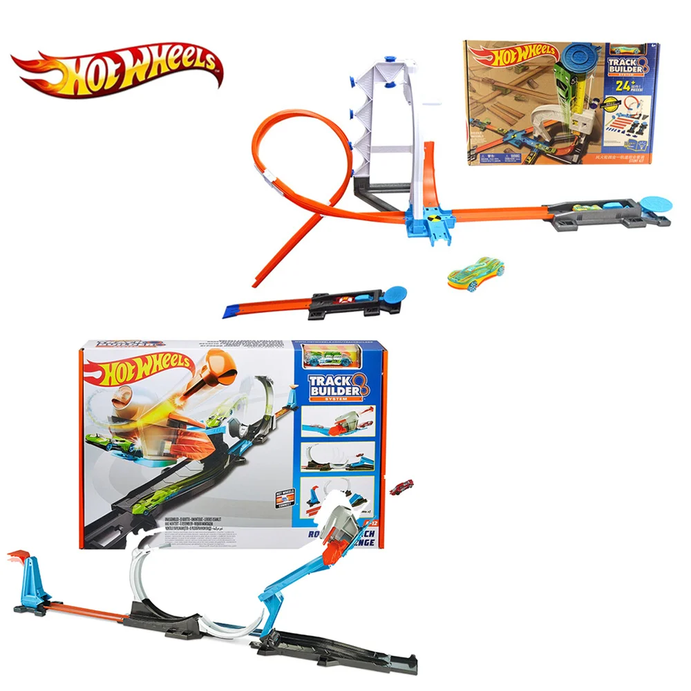 Hot Wheels 4 в 1, супер трек-упаковка, модели машин для детей, пвх слот, автомобильные игрушки, горячие колеса, модели машин, подарок для детей, игрушки DIY DLF28