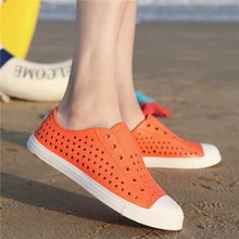 Сандалии Для мужчин Летняя женская обувь пляжные шлепанцы Нескользящие река море сандалии дышащая походная туристическая обувь для отдыха вьетнамки