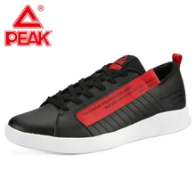 PEAK Men Skateboarding Shoes Leather Upper Letter Printing Life Style Sneakers Lightweight Classic Culture Casual Walking Shoes Sneakers PEAK Men Skateboarding Shoes Leather Upper Letter Printing Life Style Sneakers Lightweight Classic Culture Casual Walking Shoes Sneakers