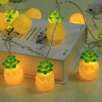 

1.5 meters Fruit Battery Lights Pineapple Fruit Modeling Lights Home Room Decoration Lights Indoor Outdoor Holiday Decor Light