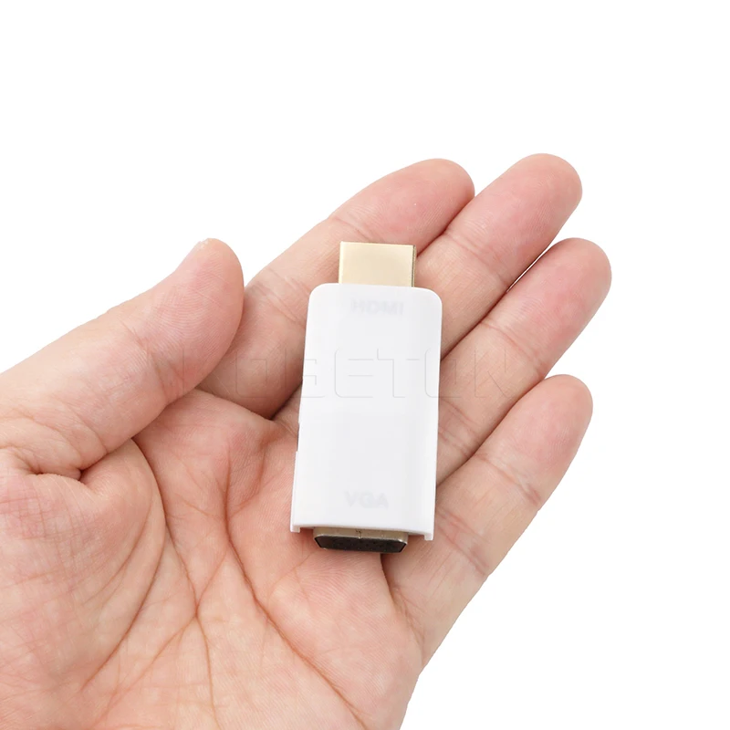 Переходник HDMI в VGA переходник штырь гнездо с аудиокабелем для ПК ноутбука