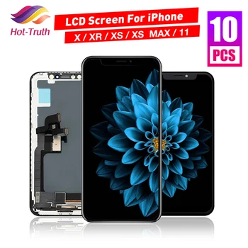 

10 Pcs/Lot LCDFor iPhone X XR XS MAX 11 Pro max SE 2020 Touch Screen TFT OLED With 3D Touch Digitizer Assembly Display