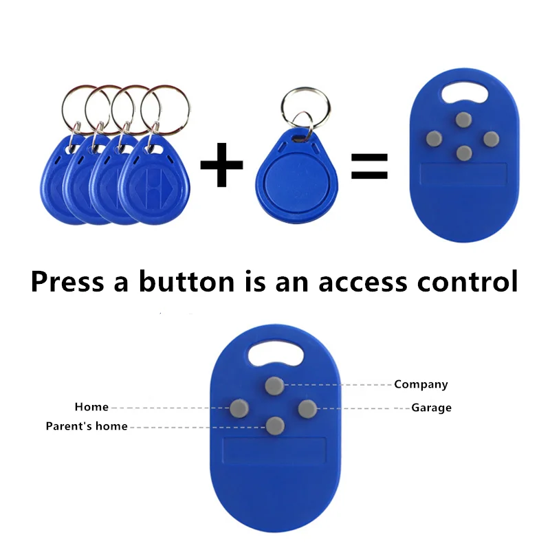 Access Control RFID Multiple T5577 EM 125khz Writable IC 13.56Mhz M1k S50 UID changeable Keychain Tag Token copy clone CUIDAccess Control RFID Multiple T5577 EM 125khz Writable IC 13.56Mhz M1k S50 UID changeable Keychain Tag Token copy clone CUID