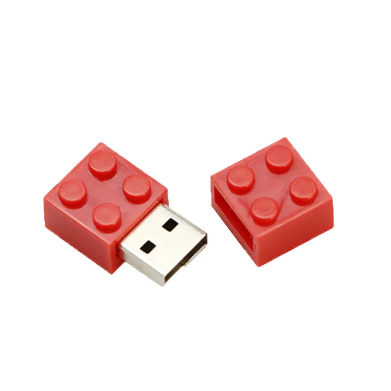 Флеш-накопитель игрушечный кирпичный USB флеш-накопитель 32 ГБ Usb флеш-накопитель строительные блоки 4 ГБ 8 ГБ 16 ГБ Usb 2,0 флеш-накопитель высокоскоростной Usb накопитель