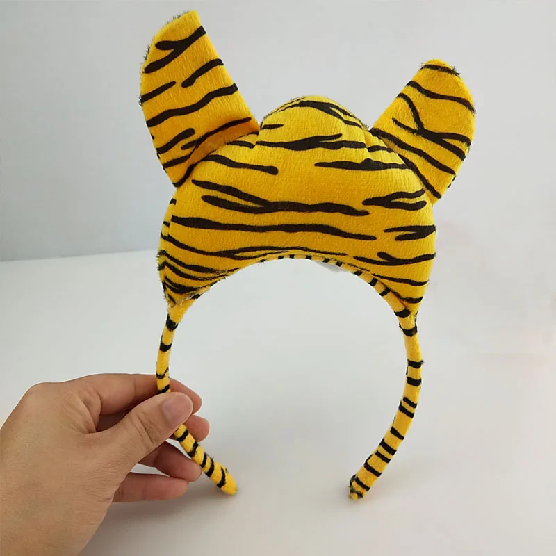 Women Girl Kids Animal Costume Tiger Headband Skirt Animal Cosplay Props Birthday Party Costume Halloween Christmas