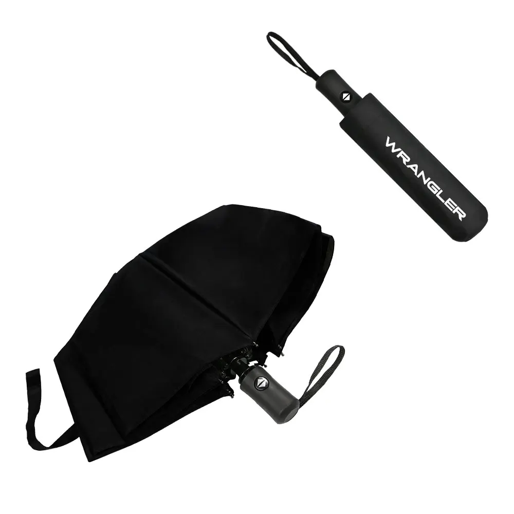 Car Fully Automatic Folding Umbrella For Jeep Renegade Wrangler JK JL Cherokee Patriot Trail Hawk Compass Auto Accessories car logo umbrella