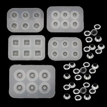 

5Pc Handmade Bead Resin Silicone Mold Fit For Add-a-Bead Bracelet Jewelry Making