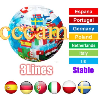 

Freesat V7s Cccam Cline for 1 Year Spain 3 lines for DVB-S2 HD Freesat v7 GT media V8 Nova CCam