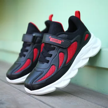 

kids shoes summer new casual boys Fashionable casual lightweight flat mesh shoes breathable children's sports running shoes