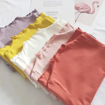 

2-8 Yrs Girls shirt autumn winter cotton long sleeve knitted bottoming shirt for children daily wear heart print cute shirt