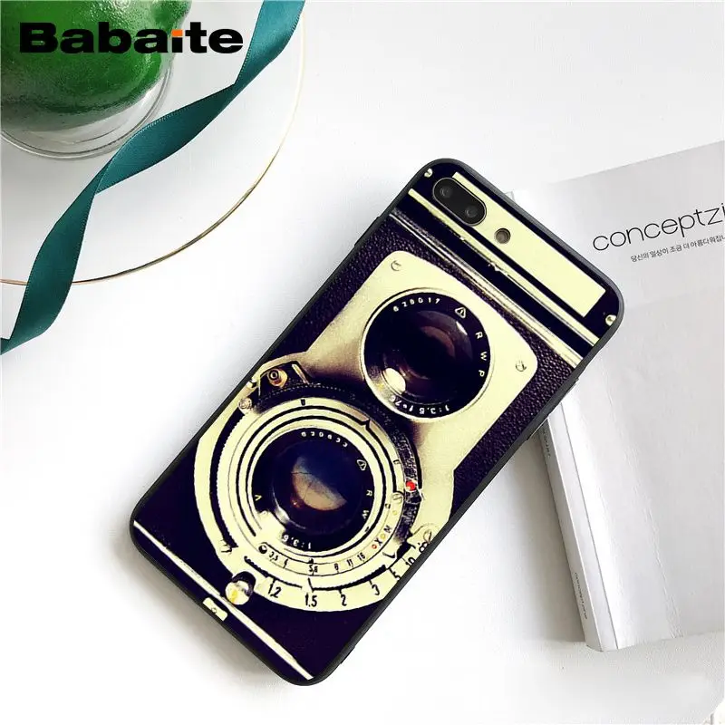 Babaite Old camera Phone Case Cover for iphone 11 Pro 11Pro Max 6S 6plus 7 7plus 8 8Plus X Xs MAX 5 5S XR