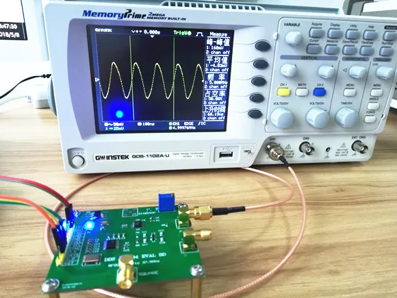 DDS модуль AD9834 синусоидальный треугольный квадратный волновой Частотный синтезатор схема передачи