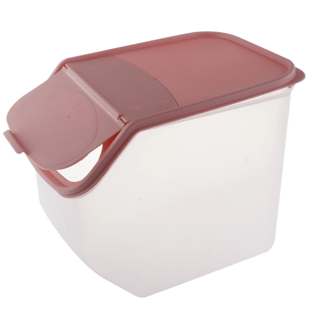  Kitchen   Food   Storage   Container   Box   Beans   Rice   with   Measuring   Cup   Stackable 