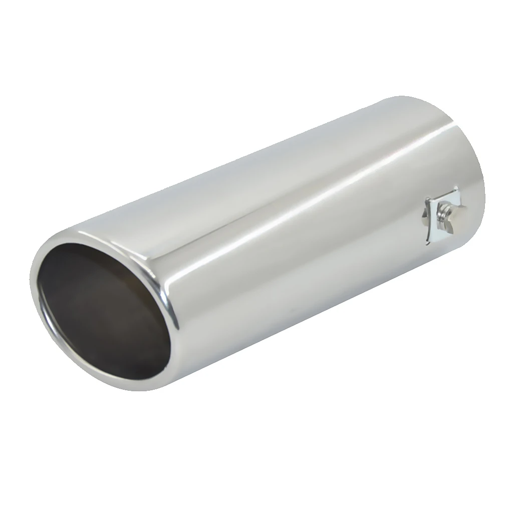 MagiDeal 64mm Stainless Steel Car SUV Exhaust Pipe Tail Muffler Tip 152mm